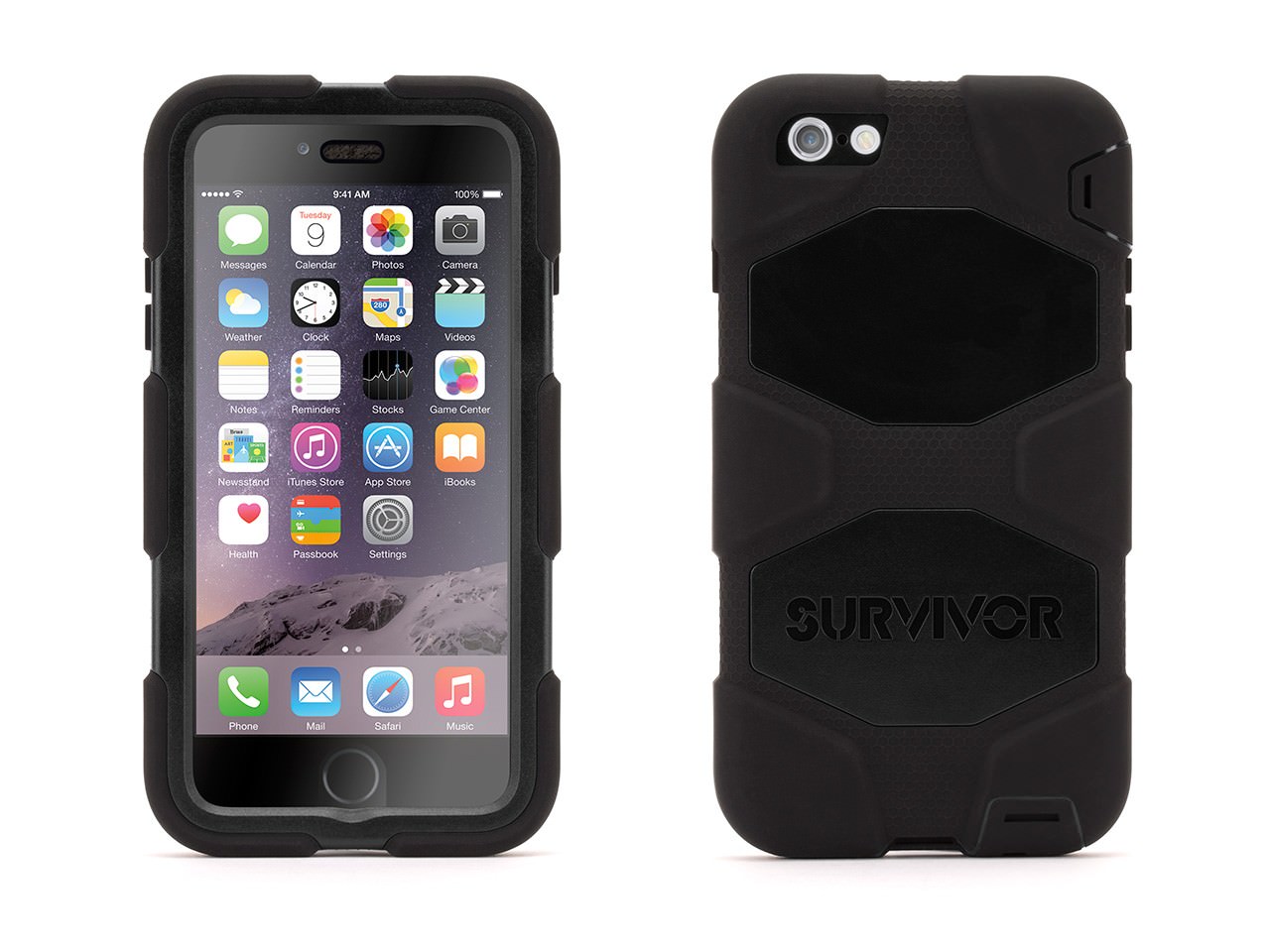 griffin survivor all-terrain black для iphone 6 plus